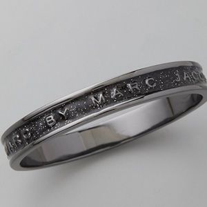 Marc Jacobs Sparkling Gun Metal Bangle